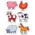 Picture of Set 6 puzzle Ferma (2 piese) FARMYARD