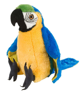 Picture of Papagal Macaw Galben - Jucarie Plus Wild Republic 30 cm