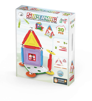 Imaginea Set de constructie magnetic Supermag Projects House, 30 piese