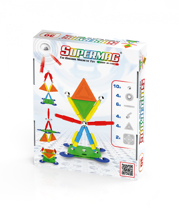 Imaginea Set de constructie magnetic Supermag Projects Multicolor, 30 piese