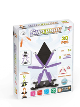 Imaginea Set de constructie magnetic Supermag Projects Technicolor, 30 piese