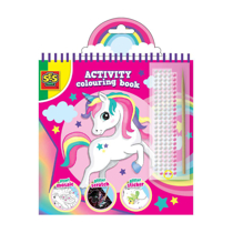 Imaginea Carte de Colorat cu Activitati 3 in 1 Unicorn