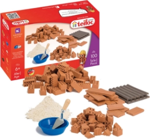 Poza cu Set Sortiment De Caramizi Cu Mortar Si Accesorii