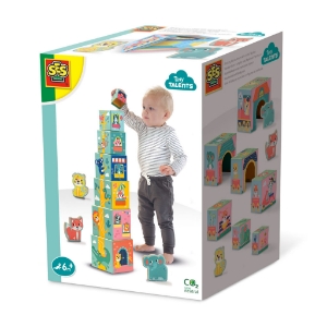 Poza cu Jucarie De Stivuit - Turn Cu Figurine Animale