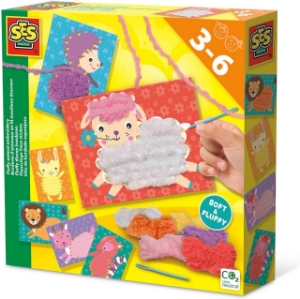 Poza cu Set De Broderie Animale Pufoase