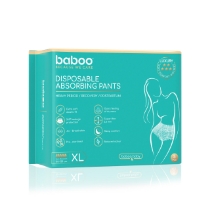 Poza cu Set Chiloti Absorbanti De Unica Folosinta Baboo-5 bucati, Marime XL