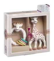 Poza cu Set Cadou SOPHIEsticat Cu Girafa Sophie Si inel de dentitie Colo'Rings